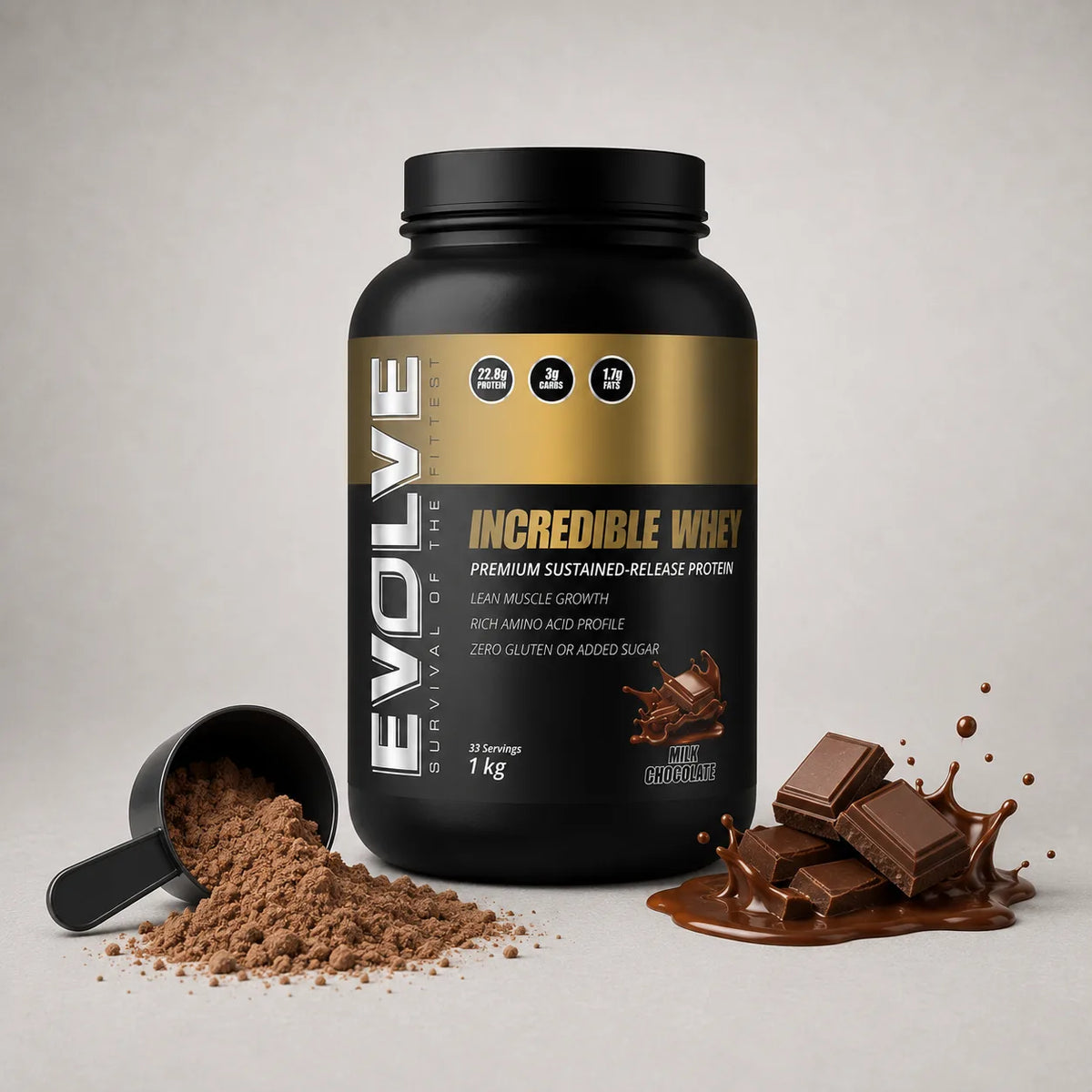 Evolve Incredible Whey Three Flavour