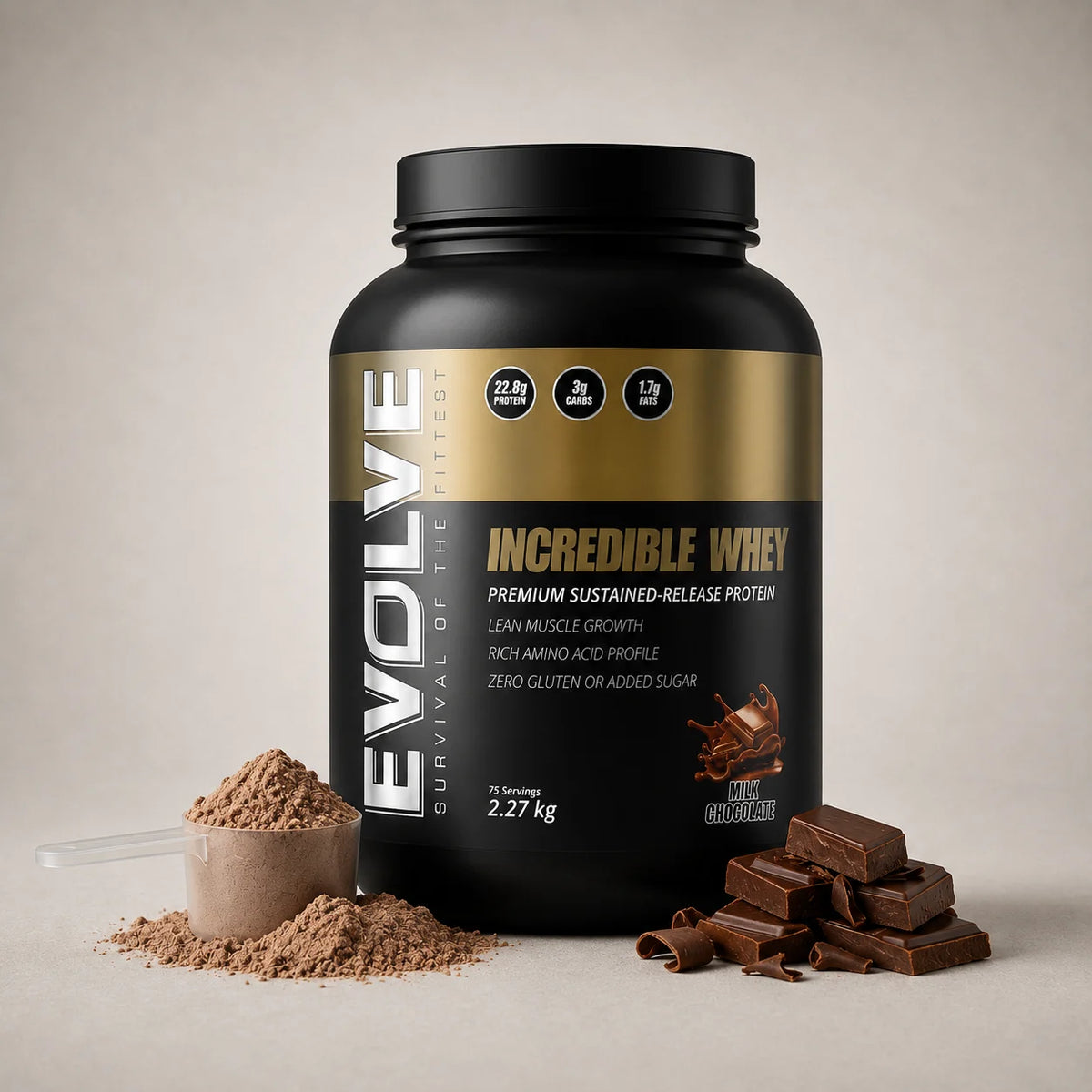 Evolve Incredible Whey Three Flavour