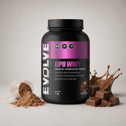 Evolve Lipo Whey Milk Chocolate And Vanilla Ice Cream Flavour