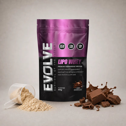 Evolve Lipo Whey Milk Chocolate And Vanilla Ice Cream Flavour