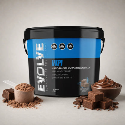 Evolve WPI Choc Fudge And Vanilla Ice Cream Flavour